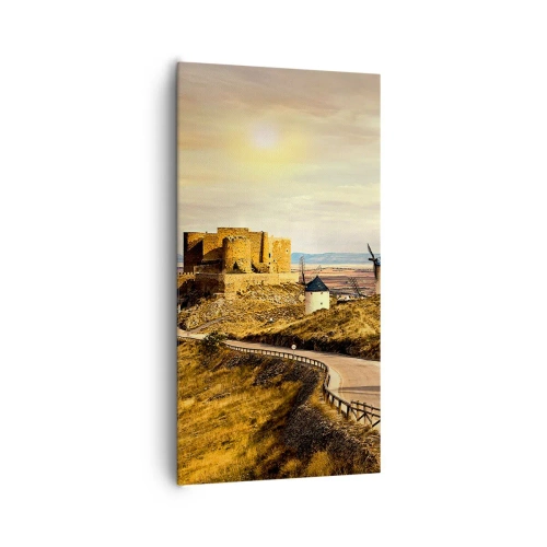 Obraz na płótnie - Zaraz pojawi się Don Kichot - 65x120 cm