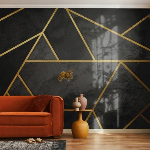 Fototapeta Standard Eco - Mrok i blask - Abstrakcja, Sztuka, Nowoczesny Wzór - 250x175 cm