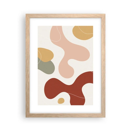 Plakat w ramie jasny dąb - Esy czy floresy? - 30x40 cm