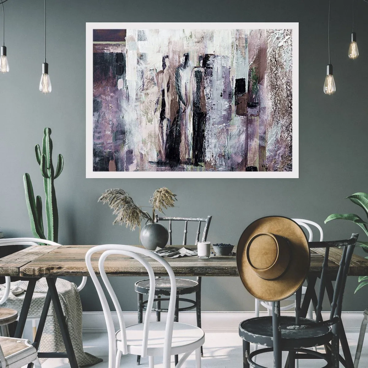 Plakat - Tajemnicza trójka - 70x50 cm