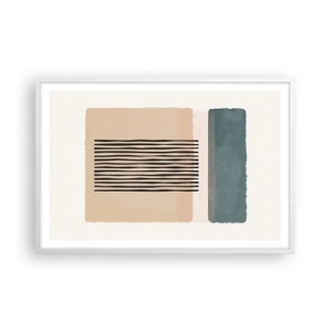 Plakat w białej ramie - Wszystko w porządku - 91x61 cm