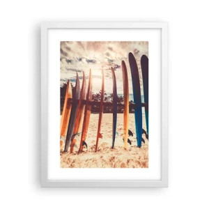 Plakat w białej ramie - Dobranoc, do jutra - 30x40 cm