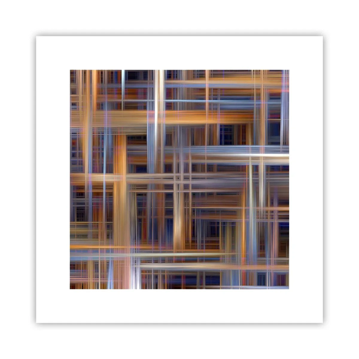 Plakat - Utkane ze światła - 30x30 cm
