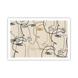 Plakat - Portret zwielokrotniony - 91x61 cm