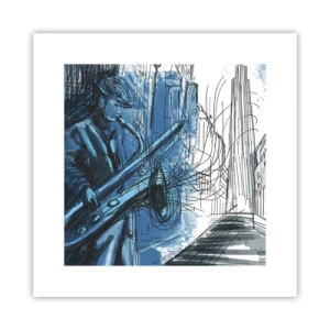 Plakat - Miejska rapsodia - 30x30 cm