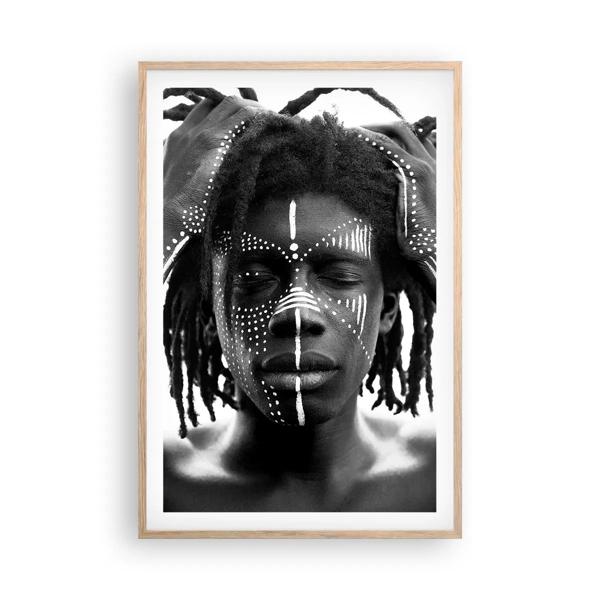 Plakat w ramie jasny dąb - Gdzie jesteś? - 61x91 cm