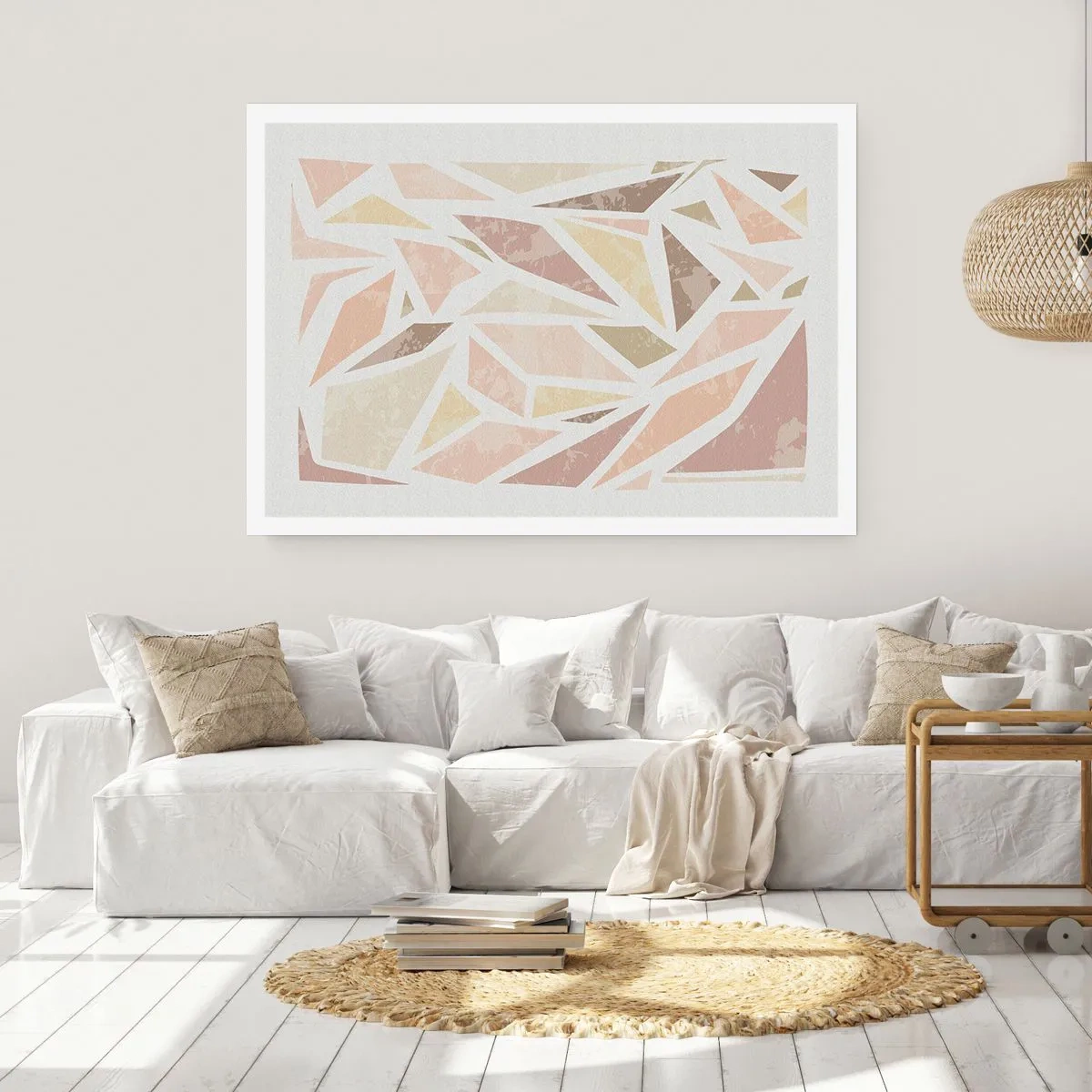 Plakat - Kompozycja witrażowa - 50x40 cm