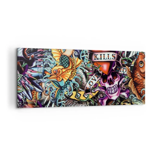 Obraz na płótnie - Sen tatuażysty - 100x40 cm