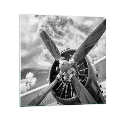 Obraz na szkle - Pogromca przestworzy - 70x70 cm