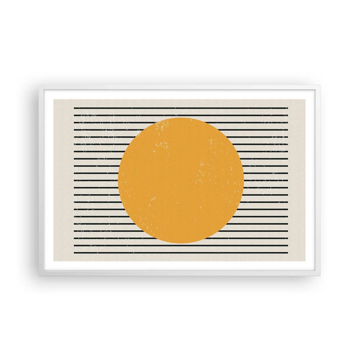 Plakat w białej ramie - Siła prostoty - 91x61 cm