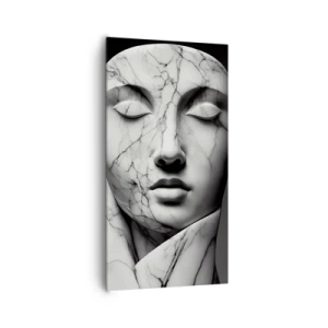 Obraz na płótnie - Marmurowe kształty - 65x120 cm