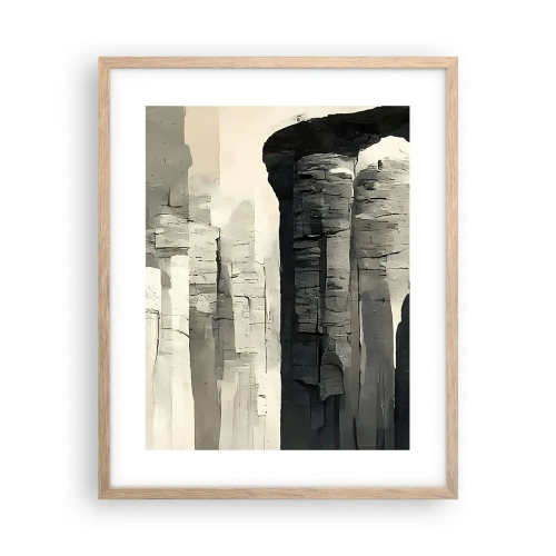 Plakat w ramie jasny dąb - Majestat antyku - 40x50 cm