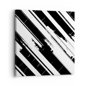Obraz na płótnie - Kompozycja intensywna i dynamiczna - 30x30 cm