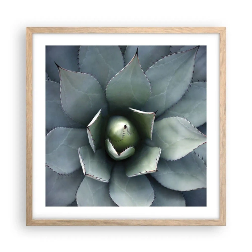 Plakat w ramie jasny dąb - Wabi i przestrzega - 50x50 cm