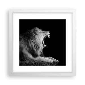 Plakat w białej ramie - Bez żadnych wątpliwości - 30x30 cm