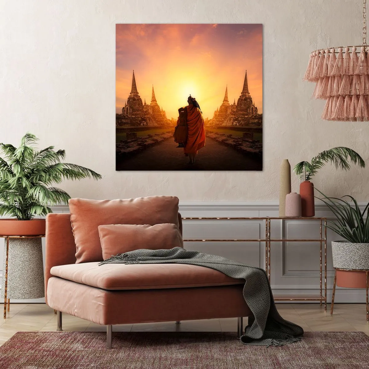 Obraz na płótnie - W spokoju przez wieczność - 50x50 cm