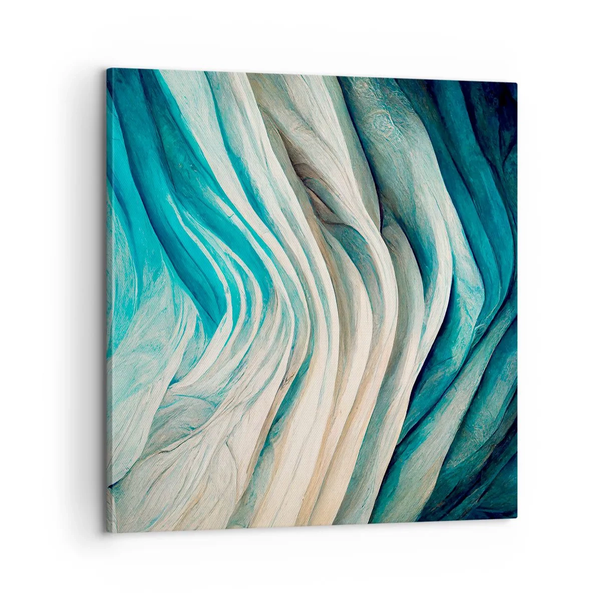 Obraz na płótnie - Błękitne nienasycenie - 60x60 cm