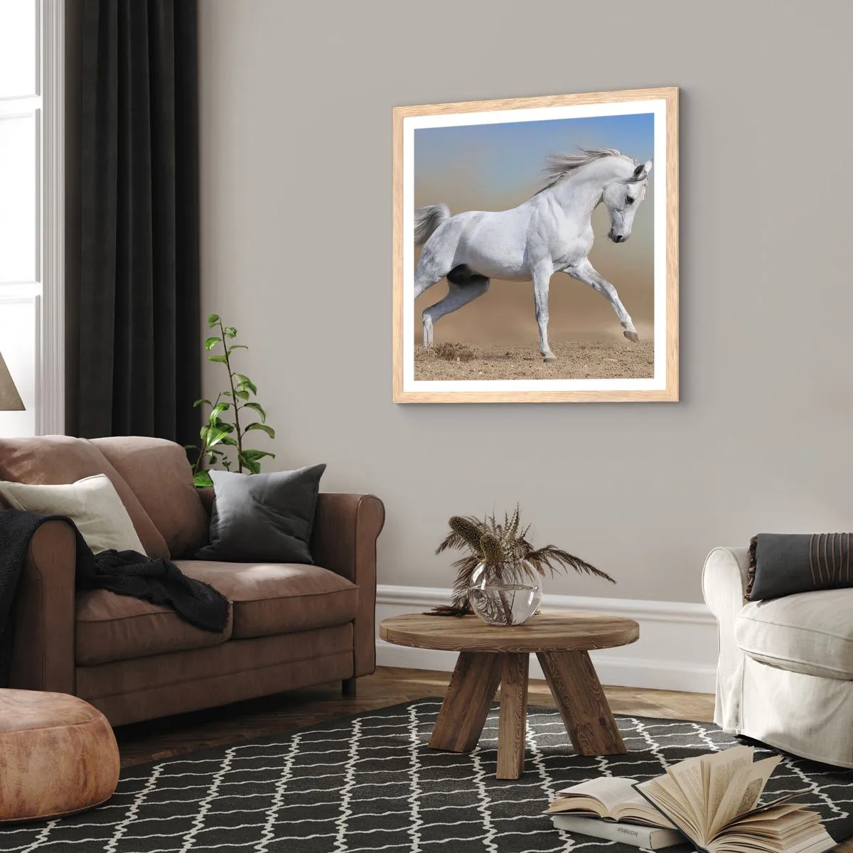 Plakat w ramie jasny dąb - Najpiękniejsza arabska baśń - 50x50 cm