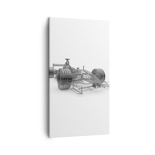 Obraz na płótnie - Idealna konstrukcja - idea pędu - 45x80 cm
