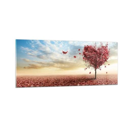 Obraz na szkle - Pokochaj też jesień - 100x40 cm