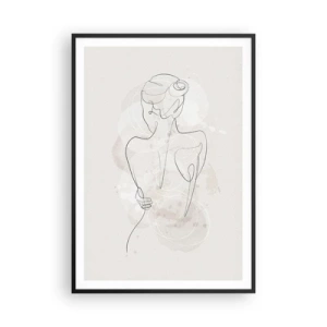 Plakat w czarnej ramie - Jak czuły instrument - 70x100 cm