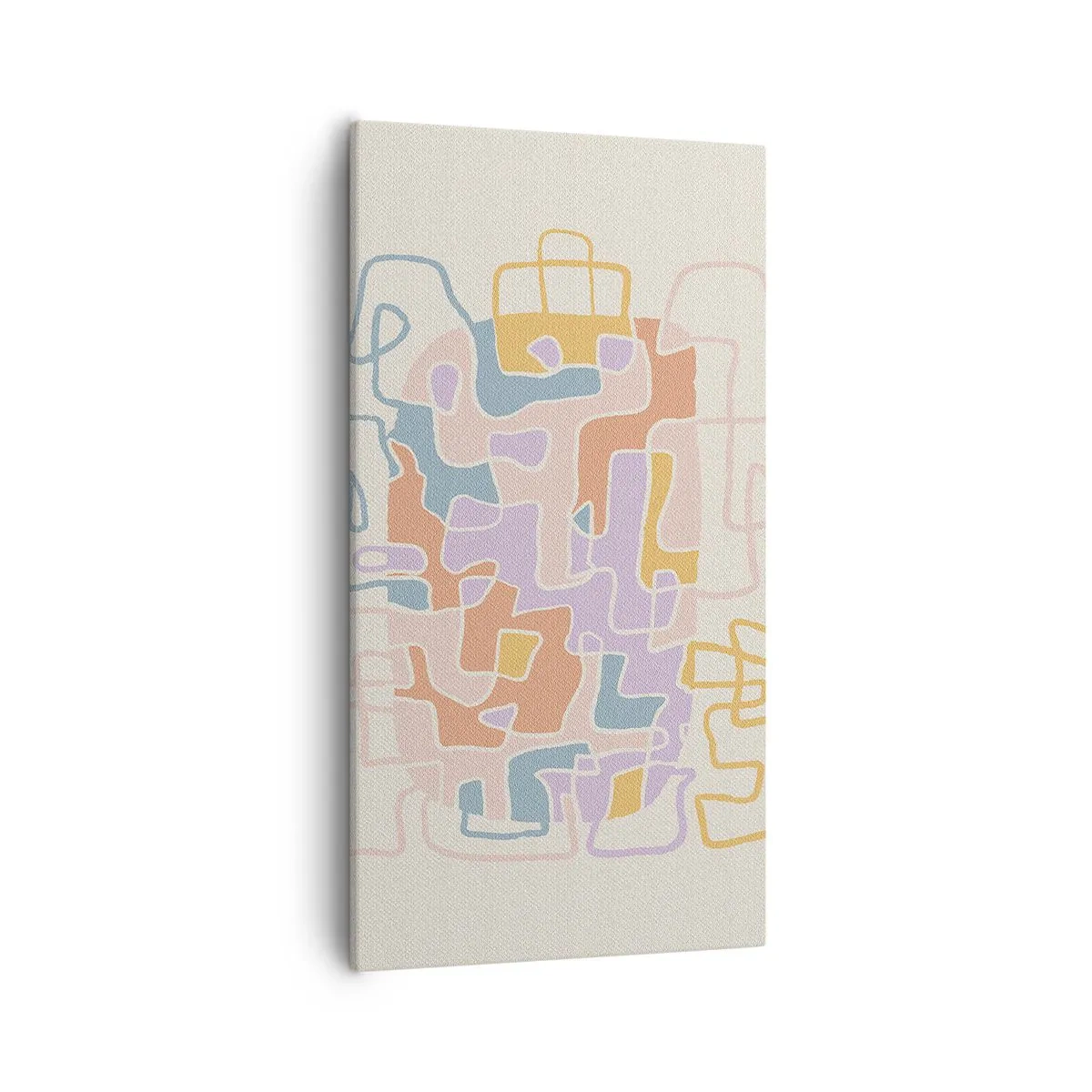 Obraz na płótnie - Labirynt – radosna przygoda - 55x100 cm
