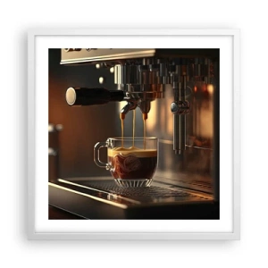 Plakat w białej ramie - Zmysłowa mikstura - 50x50 cm