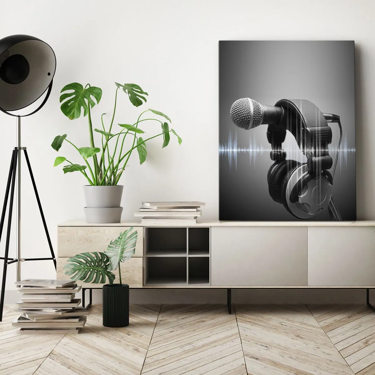 Obraz na płótnie - Jeszcze słychać śpiew - 45x80 cm