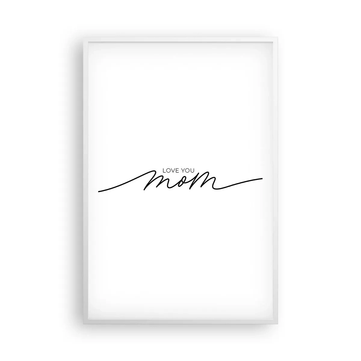 Plakat w białej ramie - Wielkie wzruszenie - 61x91 cm