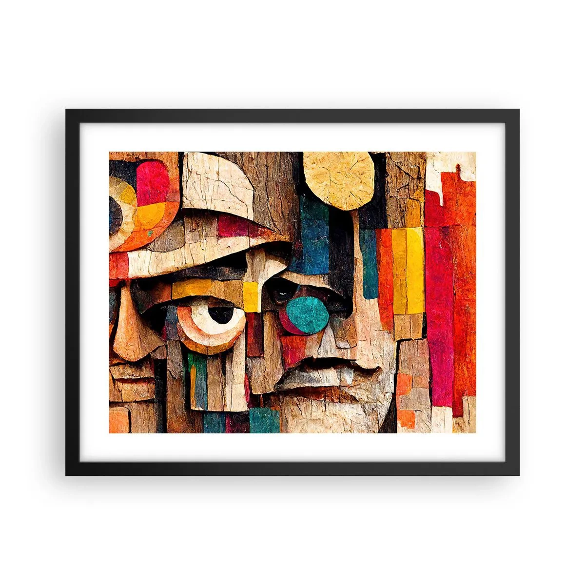 Plakat w czarnej ramie - Widzę cię… - 50x40 cm