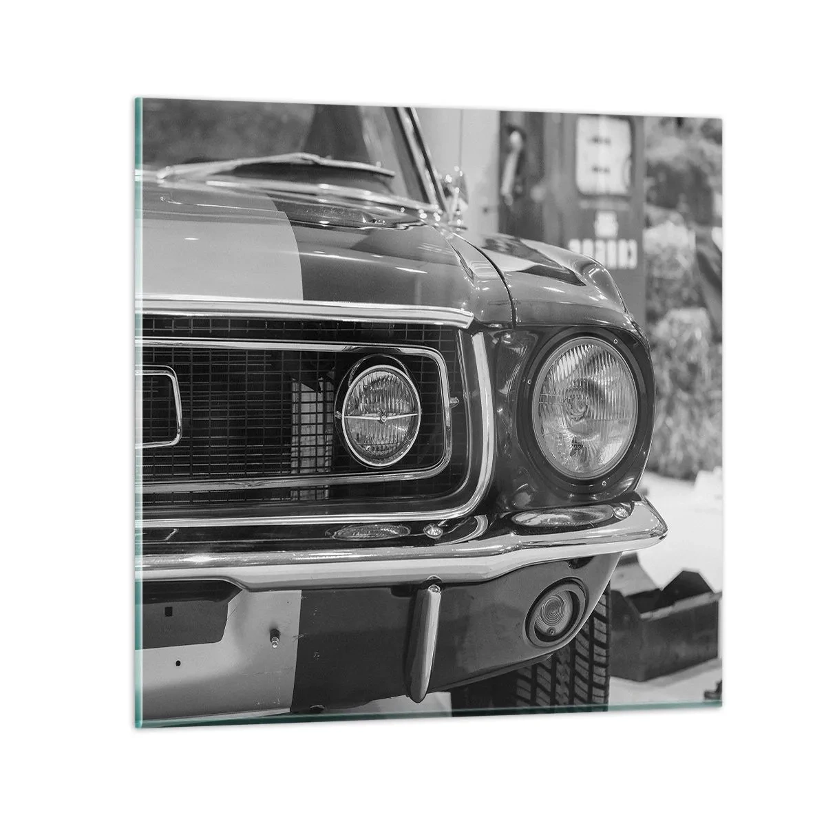 Obraz na szkle - Ostra jazda - 60x60 cm