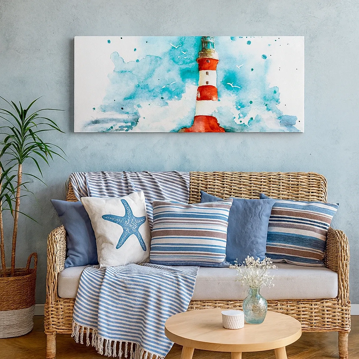 Obraz na płótnie - Jedność żywiołów - 30x30 cm