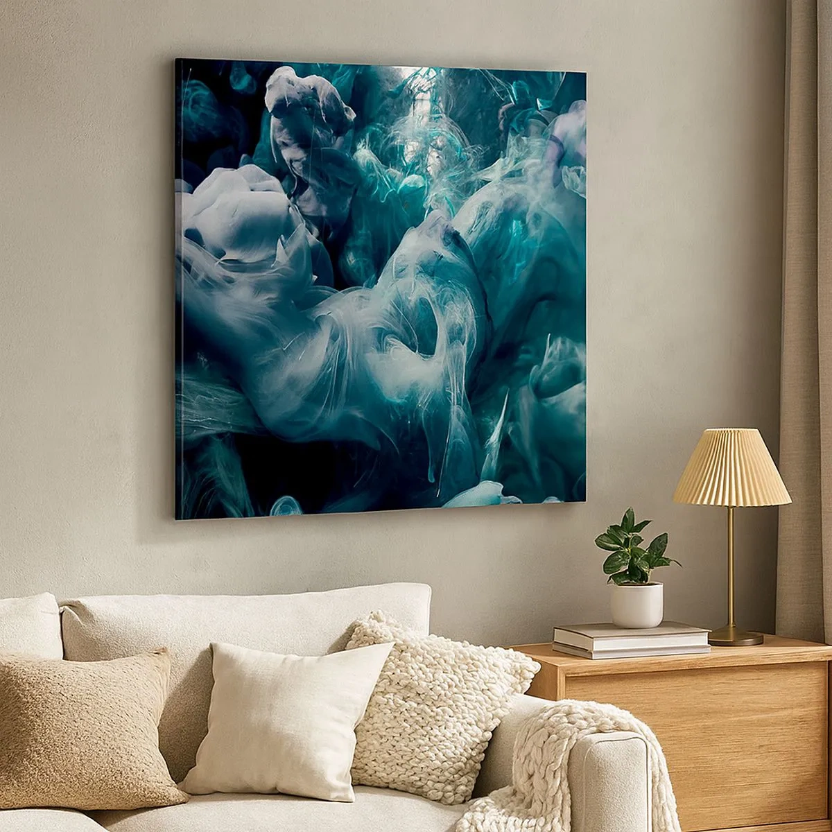 Obraz na płótnie - Ruch koloru - 30x30 cm