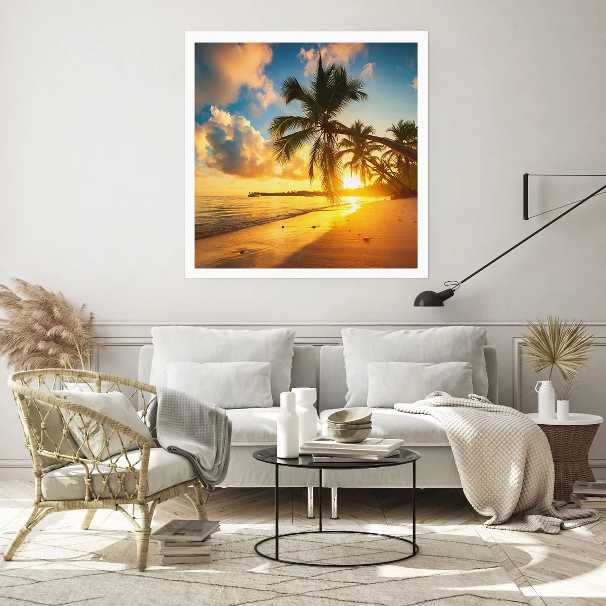 Plakat - Karaibskie marzenie - 50x50 cm