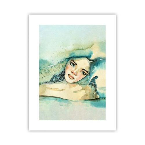 Plakat - Am I blue? - 30x40 cm