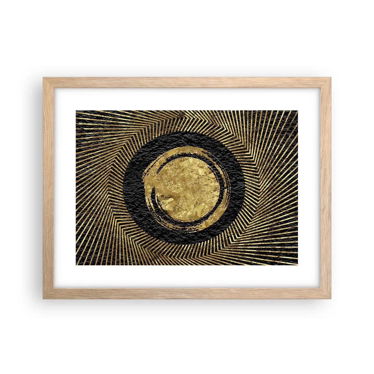 Plakat w ramie jasny dąb - Kompozycja glamour - 40x30 cm