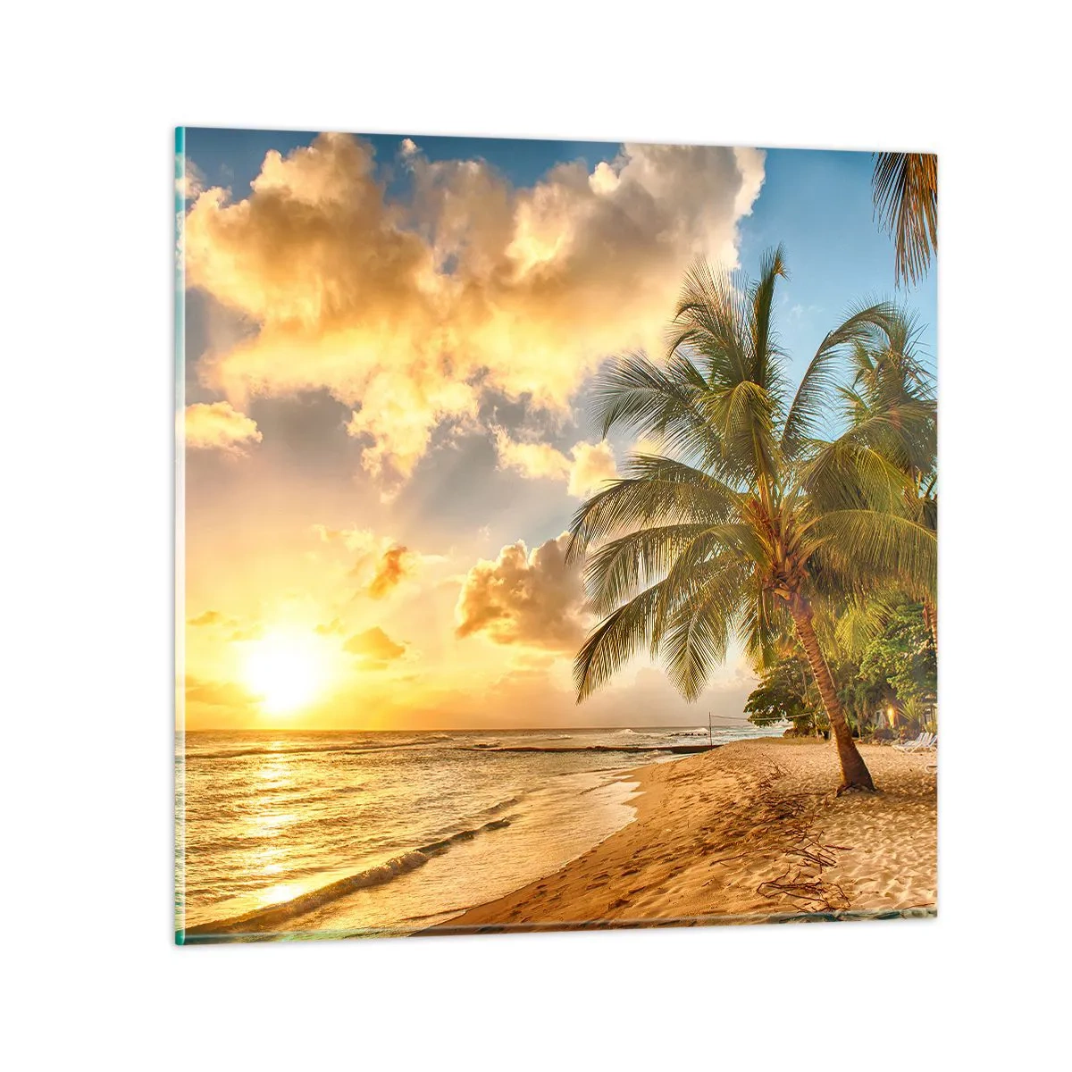 Obraz na szkle - Wieczne lato, zawsze wakacje - 70x70 cm