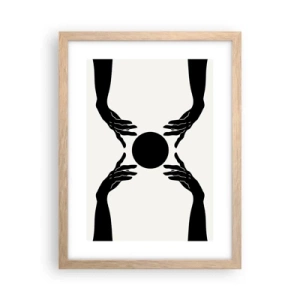 Plakat w ramie jasny dąb - Tajemny znak - 30x40 cm