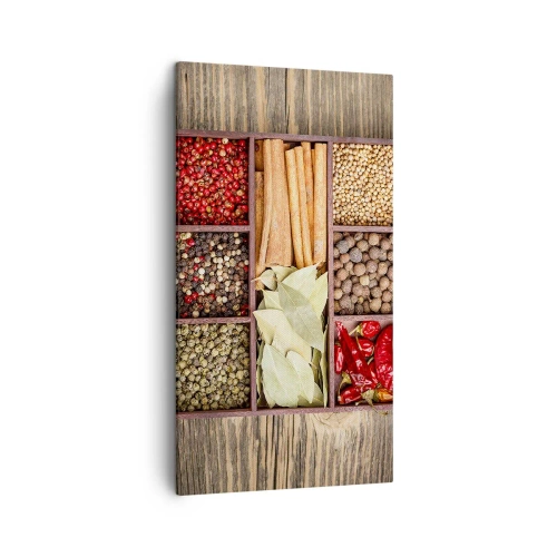 Obraz na płótnie - Porządek kształtów, bukiet aromatów - 45x80 cm