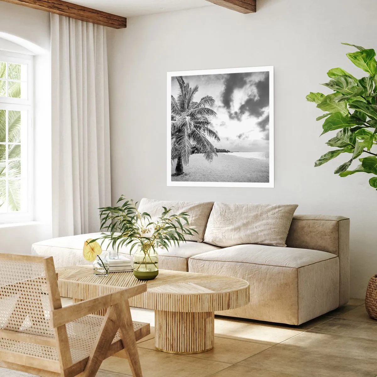 Plakat - Gdy tęsknisz do samotności… - 50x50 cm