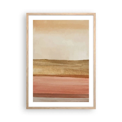Plakat w ramie jasny dąb - Kompozycja wertykalna - 50x70 cm