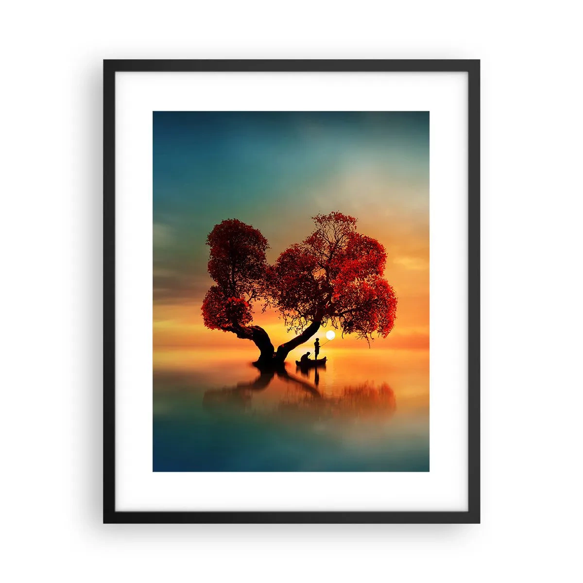 Plakat w czarnej ramie - Oddaleńcy i ciszyzna bezświata - 40x50 cm