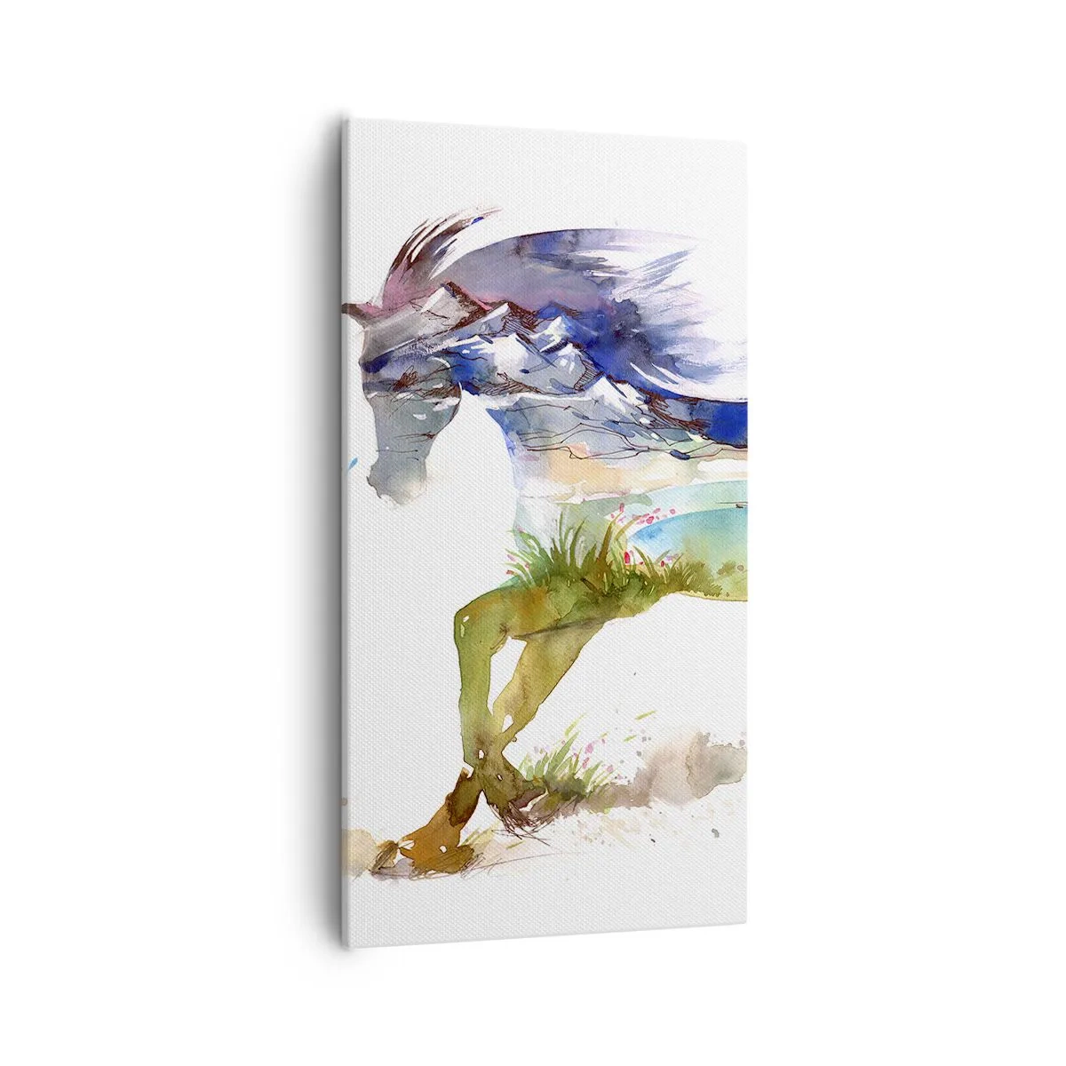 Obraz na płótnie - Z łąki wprost do nieba - 55x100 cm