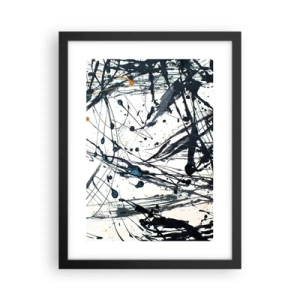 Plakat w czarnej ramie - Z sensem czy bez sensu? - 30x40 cm