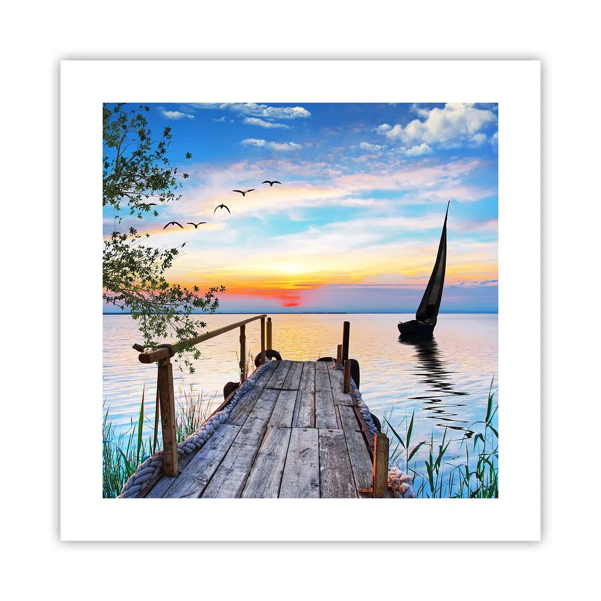 Plakat - Dobry wieczór - 40x40 cm