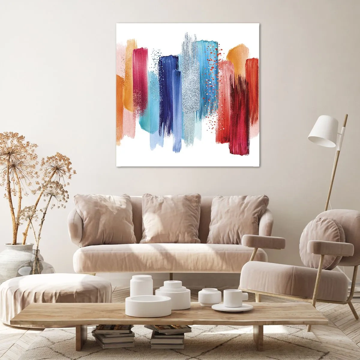 Obraz na płótnie - W górę i w dół  - 70x70 cm