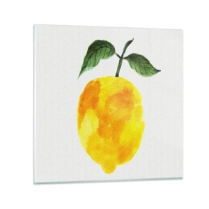 Obraz na szkle - Jak poznać smak słońca - 30x30 cm