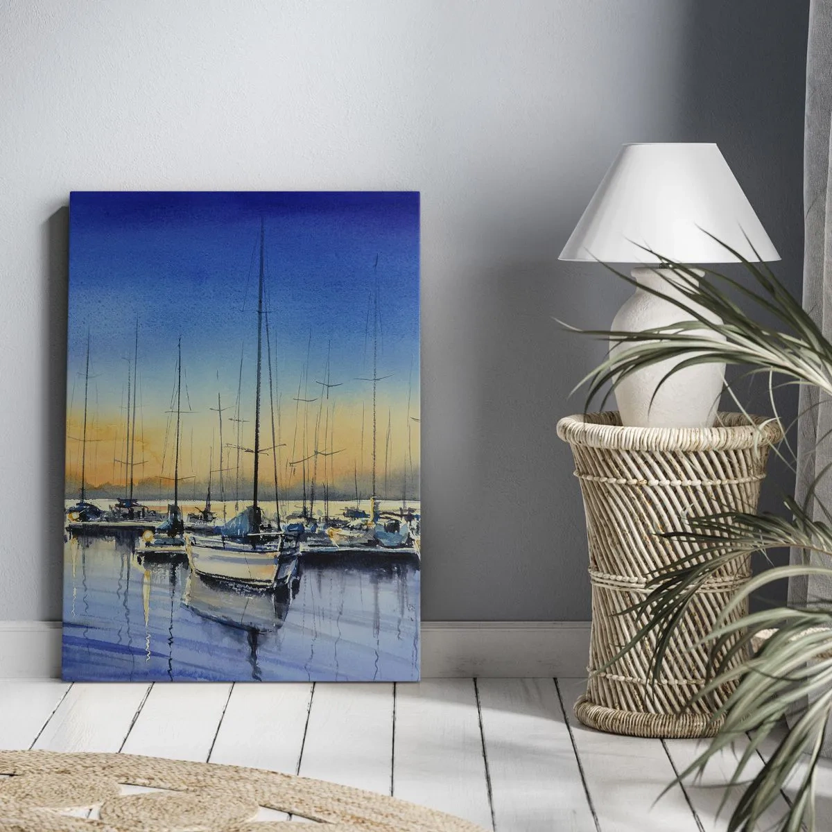 Obraz na płótnie - Koniec dobrego dnia - 55x100 cm