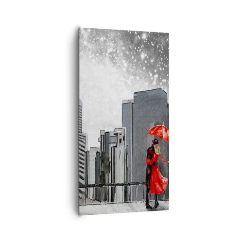 Obraz na płótnie - Człowiek nie kamień - 65x120 cm