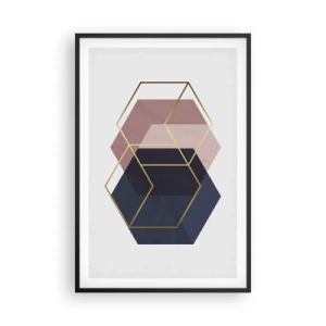 Plakat w czarnej ramie - Siła prostoty - 61x91 cm